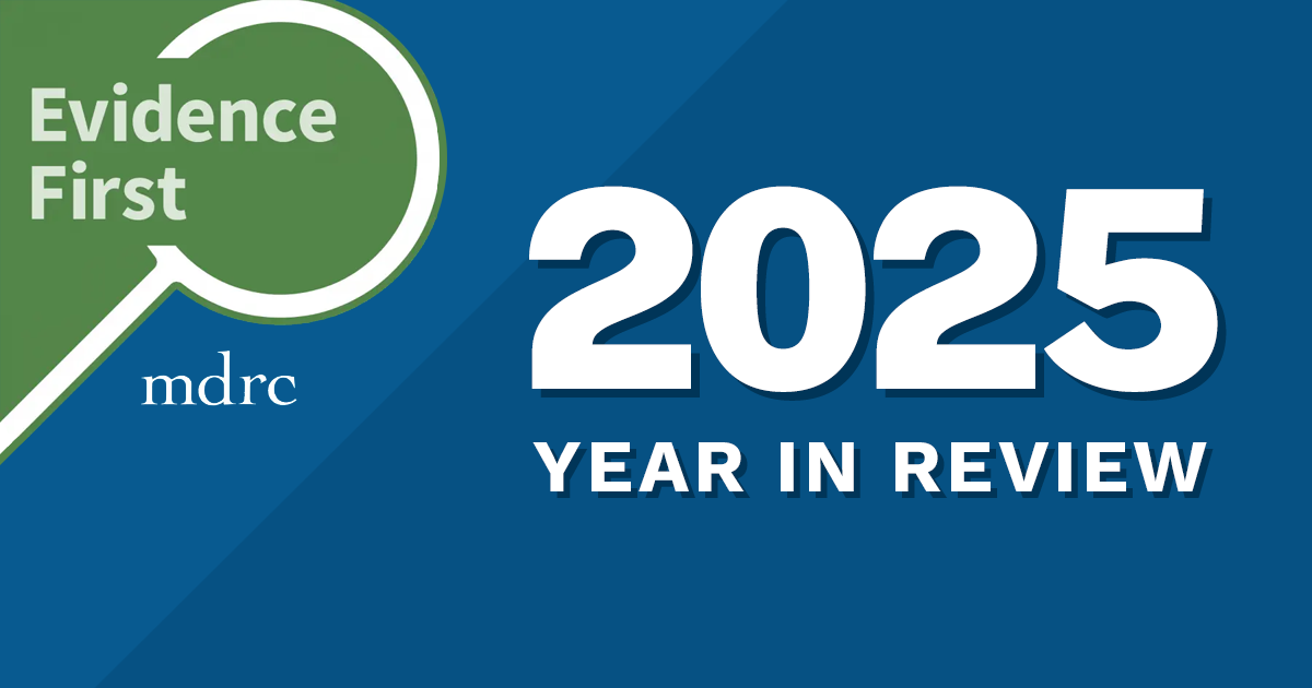 2025 Year in Review against a blue background