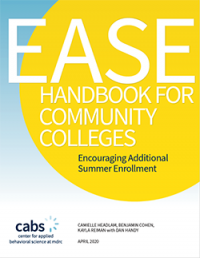 EASE Handbook for Community Colleges cover