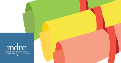 Colorful illustration of rolled-up diplomas
