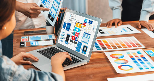 Student learning user interface design