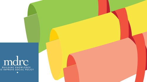 Colorful illustration of rolled-up diplomas
