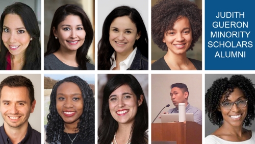 Headshots of previous Gueron Scholars