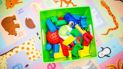Toys in a kindergarten classroom