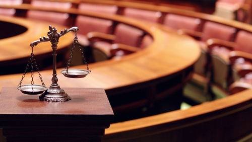 a court room