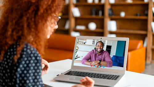Virtual coaching session