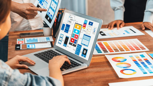 Student learning user interface design