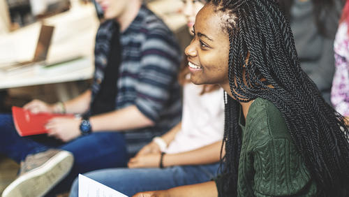 students on a lecture