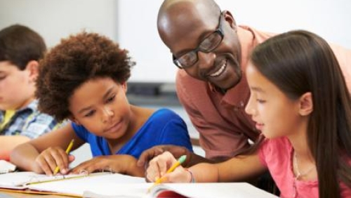 a tutor with two kids