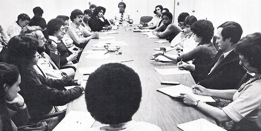 MDRC staff members in 1979