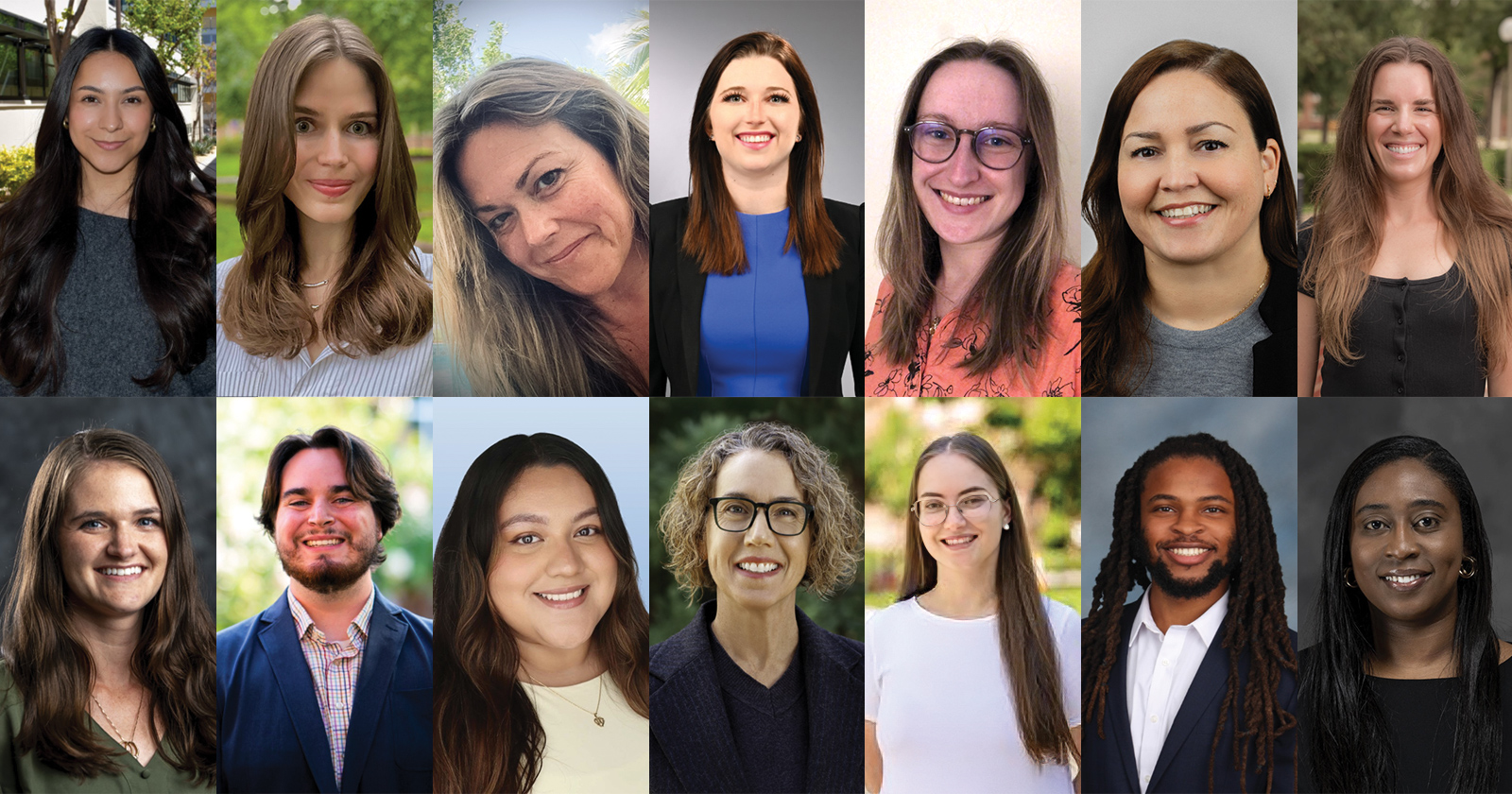 Collage of scholars in the 2026 National Rural Higher Education Research Center Mentorship Program