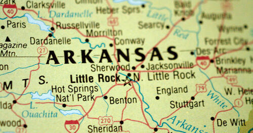 Map of Arkansas