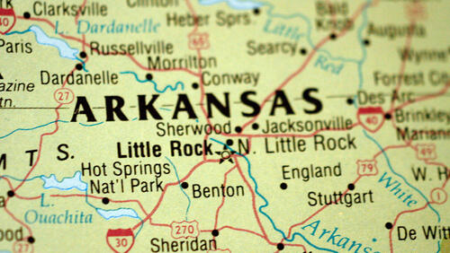 Map of Arkansas