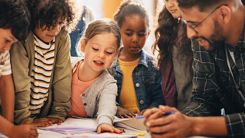 a tutor with 4 middle school students